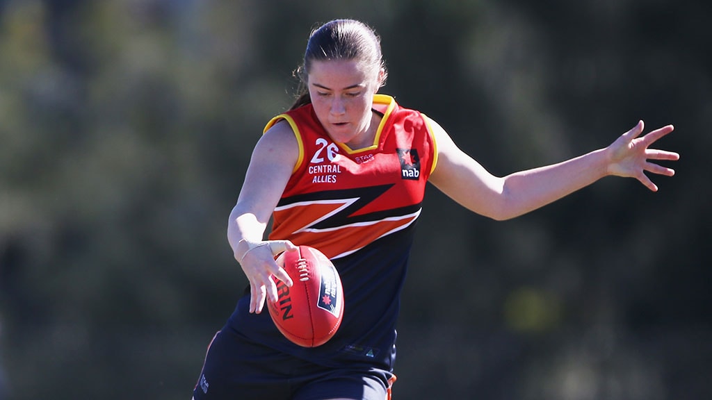 AFLWKR609933TH.jpg Katelyn Rosenzweig will wear No.1 at Adelaide in tribute to her late teammate Maggie Varcoe - AFLW,Adelaide Crows